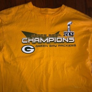 Superbowl 31 XLV Green Bay Packers Long Sleeve